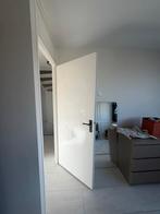 Opdekdeuren gelakt en geverfd met beslag, Doe-het-zelf en Verbouw, Deuren en Horren, Ophalen, Gebruikt, 80 tot 100 cm, Binnendeur