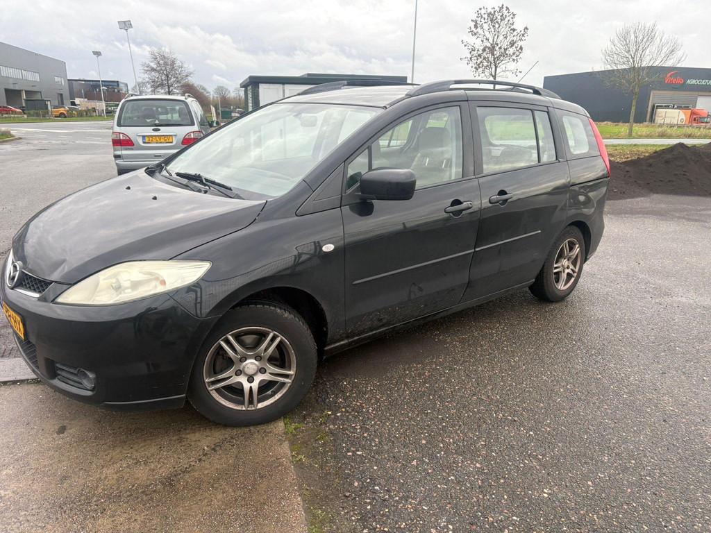 Mazda 5 1.8 Touring EXPORT ONLY!, Auto's, Stof, Gebruikt, 4 cilinders, Zwart