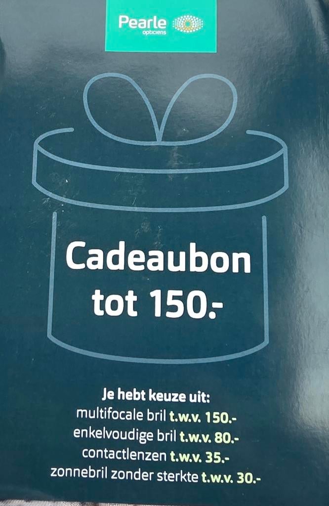 Pearle korting € 150,00 tm 11-06-2026, Overige merken, Overige kleuren, Nieuw, Ophalen of Verzenden
