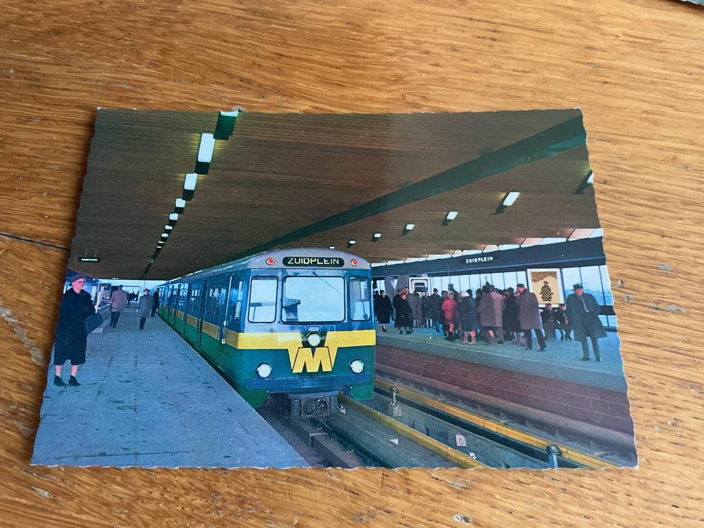 T122 Rotterdam Zuidplein Metro, Ophalen of Verzenden, Voor 1920, Zuid-Holland