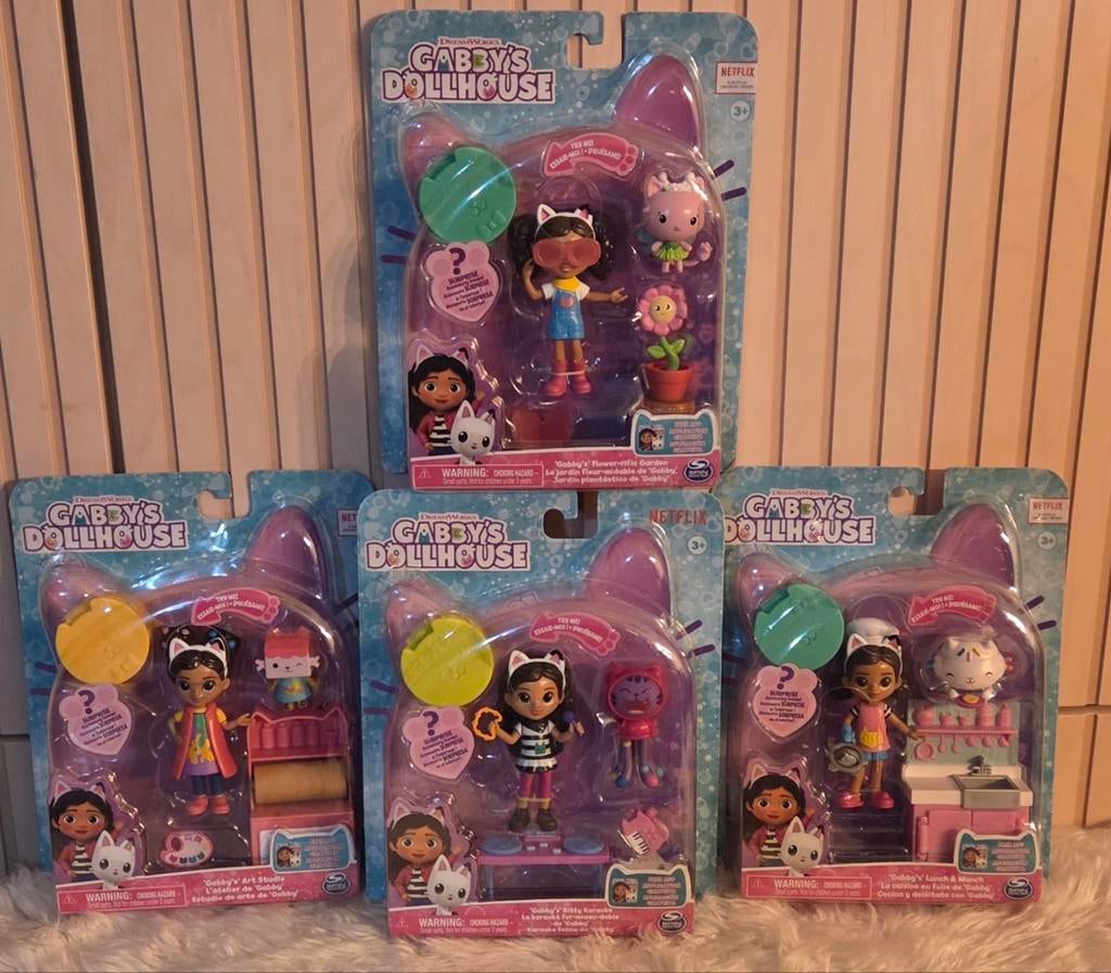 Nieuwe Gabby's poppenhuis figuren -> 4 sets beschikbaar, Ophalen, Nieuw, Meisje