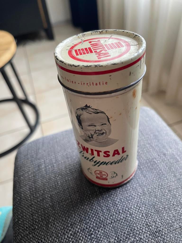 oud zwitzal blikje, Verzamelen, Blikken, Ophalen, Zo goed als nieuw, Overige