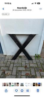 Metalen X-tafelpoot, Ophalen, Tafelpoot, Gebruikt, Minder dan 50 cm