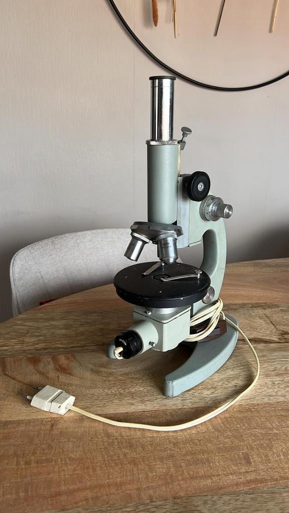 Vintage Sovjet Microscoop - Volledig Werkende Staat, Audio, Tv en Foto, Optische apparatuur | Microscopen, Ophalen of Verzenden