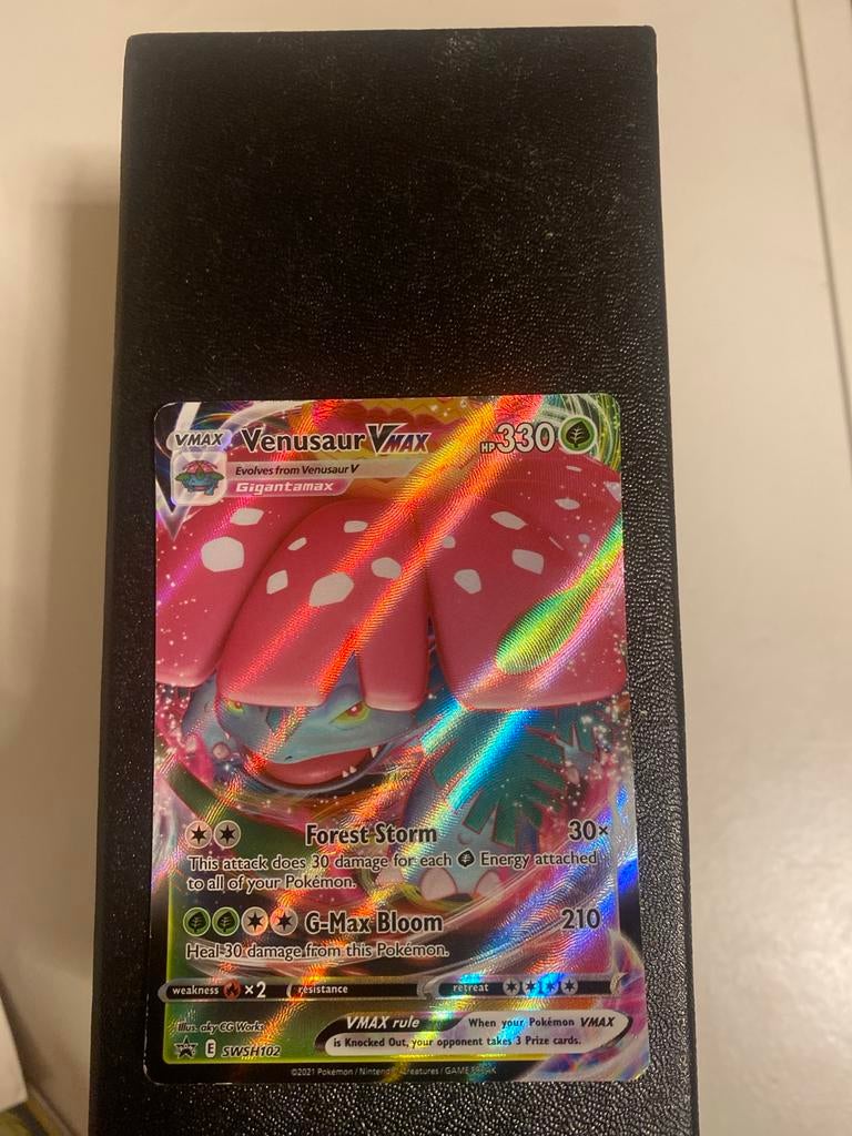 Pokémon Venusaur VMAX SWSH102, Hobby en Vrije tijd, Verzamelkaartspellen | Pokémon, Ophalen of Verzenden, Gebruikt, Losse kaart
