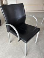 Leolux eetkamerstoel Myto 6x, Huis en Inrichting, Stoelen, Ophalen, Gebruikt, Zwart, Design