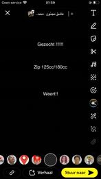 Zip 125/180cc, Ophalen of Verzenden, Zo goed als nieuw, Zwart