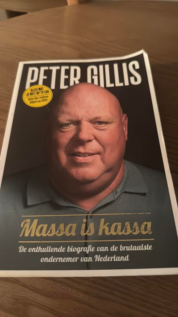 Peter Gillis Massa is kassa, Boeken, Ophalen of Verzenden, Gelezen, Overige