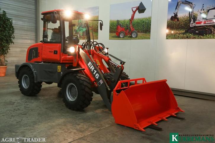 Nieuwe EVERUN ER16 Full options kniklader, Zakelijke goederen, Machines en Bouw | Kranen en Graafmachines, Wiellader of Shovel