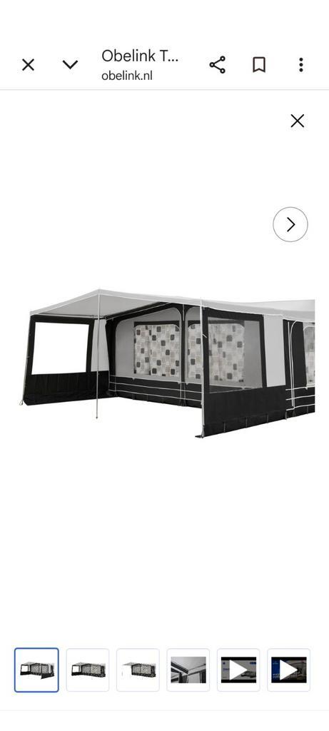 Obelink voortentluifel met rits 10 plus., Caravans en Kamperen, Caravan accessoires, Zo goed als nieuw, Ophalen