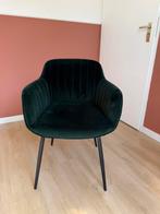 Groene stoel van Kwantum, Huis en Inrichting, Stoelen, Ophalen, Overige kleuren, Zo goed als nieuw, Eén