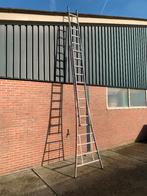 2-delige opsteekladder 2 x 14 sporten, Doe-het-zelf en Verbouw, Ladders en Trappen, Ophalen, Gebruikt, Ladder, 4 meter of meer