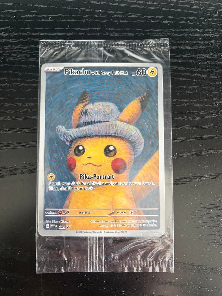 Pikachu van Gogh Sealed, Hobby en Vrije tijd, Verzamelkaartspellen | Pokémon, Ophalen, Nieuw
