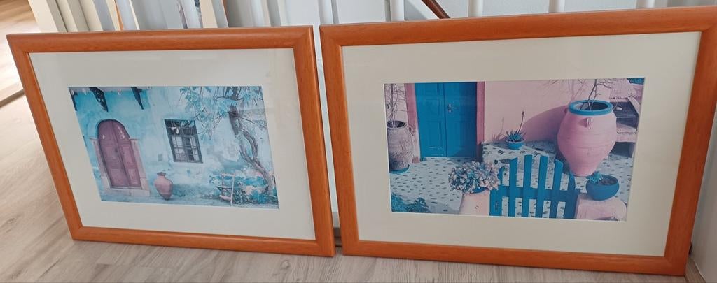 Lijsten 3x, afmeting 60 x 45 cm., Huis en Inrichting, Woonaccessoires | Lijsten, Ophalen, Hout, Minder dan 50 cm, Minder dan 50 cm