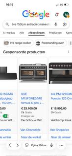 Boretti Ilve 150cm Fornuis | 7 Pits + Frytop - 2 ovens, Ophalen of Verzenden, Zo goed als nieuw, Gas, Vrijstaand