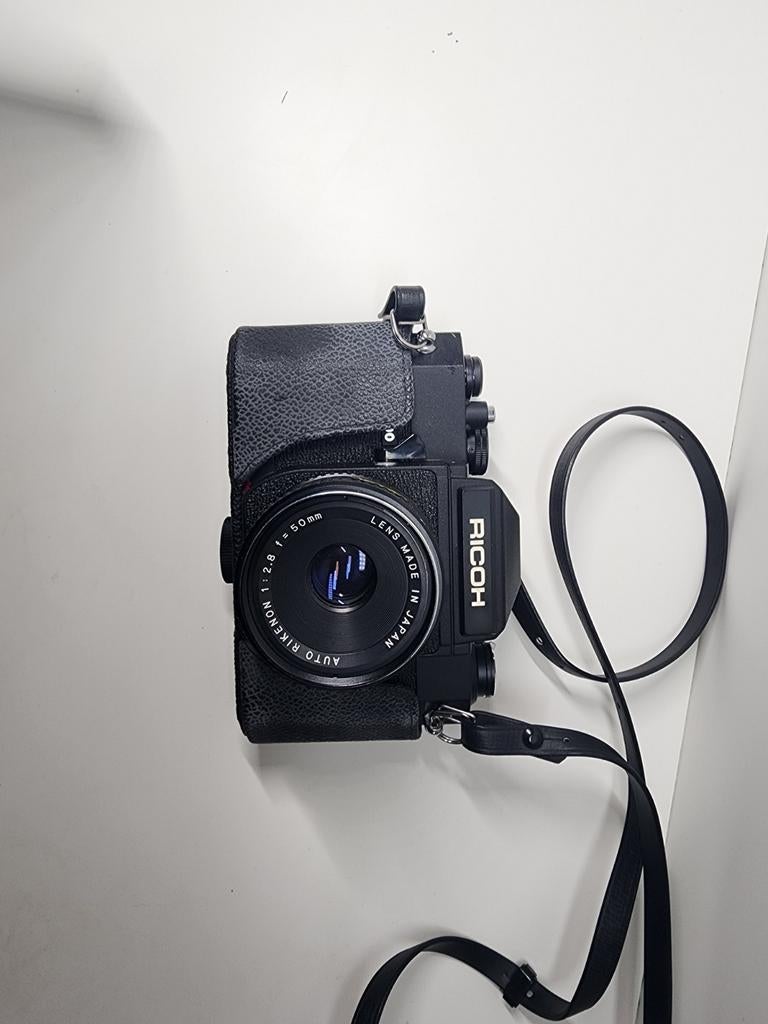 Ricoh SLX500 35mm SLR camera met Rikenon 50mm lens, Gebruikt, Spiegelreflex, Info@ricoh-imaging.eu, Ophalen of Verzenden