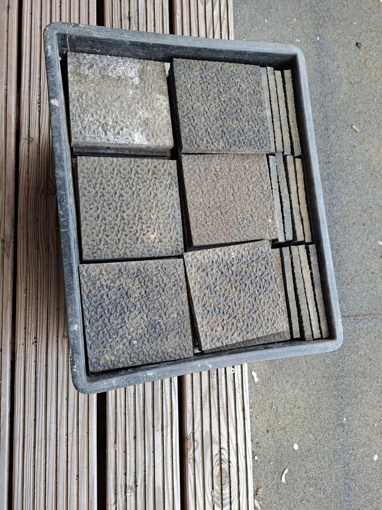 Rubberen tegeldragers 10x10x1 cm, Tuin en Terras, Ophalen of Verzenden