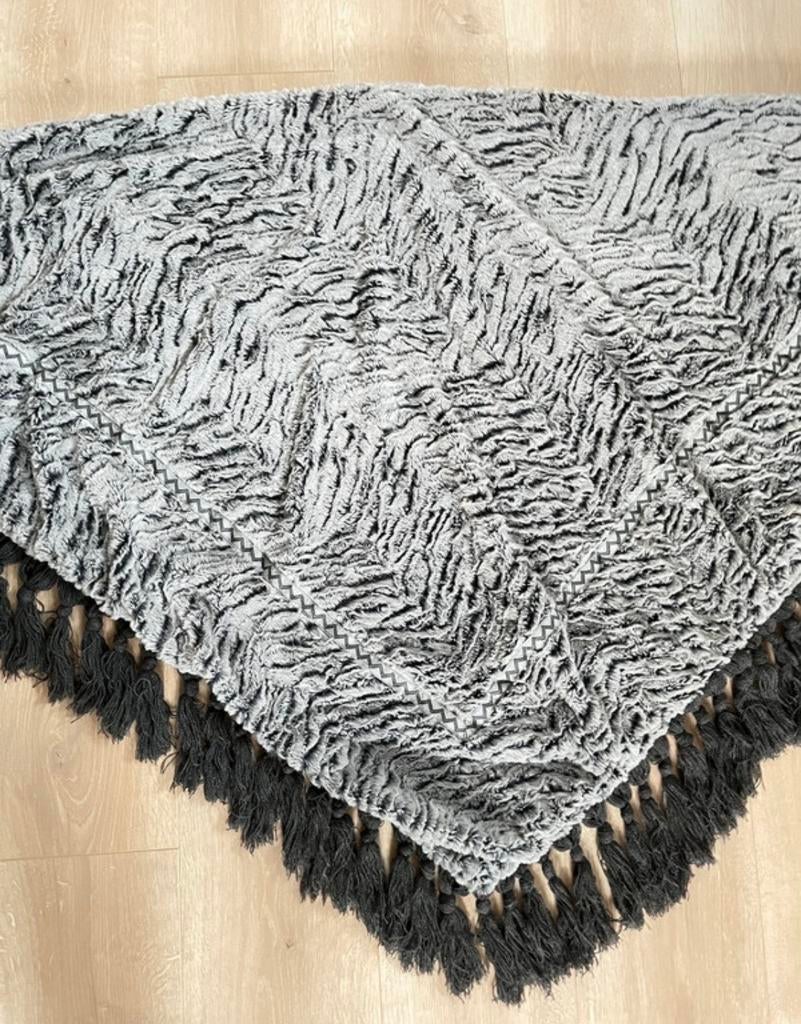 Lichtgrijze stola/sjaal van bont, Ophalen of Verzenden, Nieuw, Maat 46/48 (XL) of groter, Sjaal