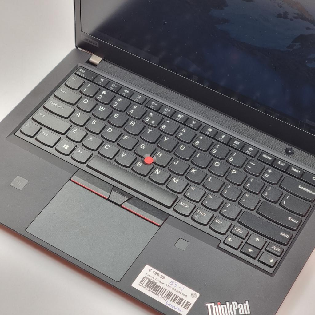 Lenovo Thinkpad T490 i5-8365U 8GB 256GB SSD, Computers en Software, Windows Laptops, Lenovo, Zo goed als nieuw, Support@lenovo.com