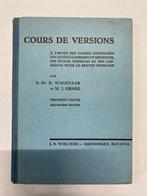 Boek - 706 - Cours de Versions - J.B. Wolters, Ophalen of Verzenden, Zo goed als nieuw