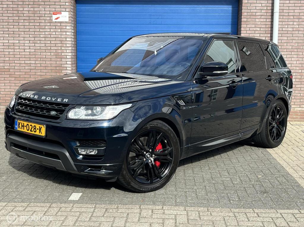 Land Range Rover Sport 3.0 SDV6 Autobiography Dynamic Leder,, Auto's, Land Rover, Gebruikt, Euro 6, 2993 cc, Zwart