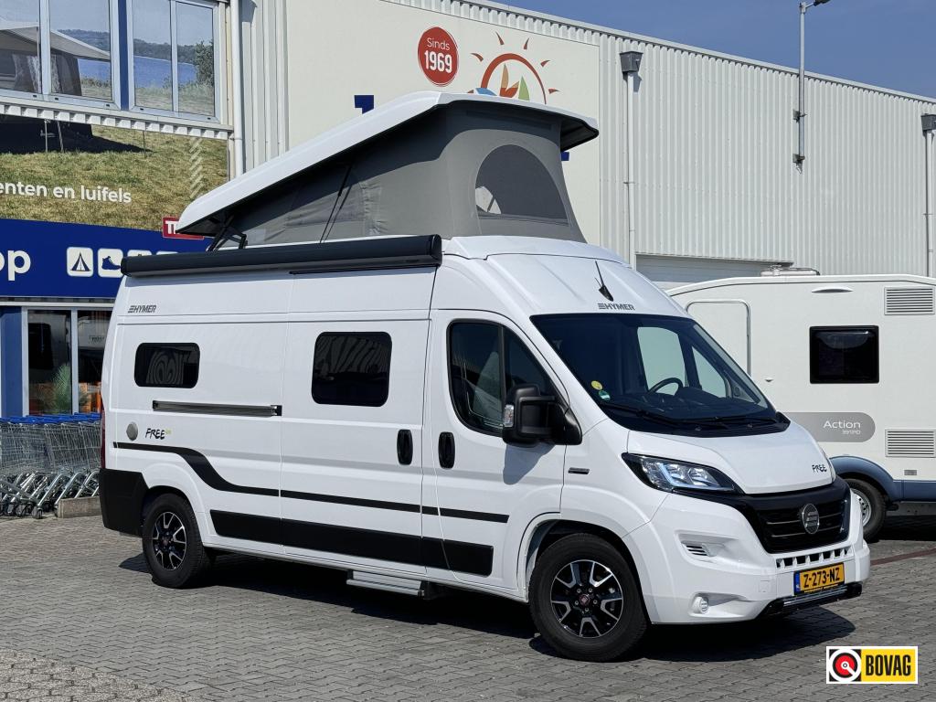Hymer Free 600 - 4 persoons -, Buscamper of Camperbus, Ringverwarming, Fiat, Airbags