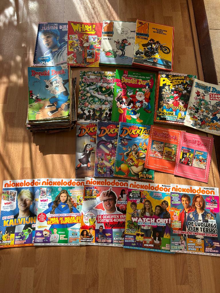 Partij Strip Donald ducks partij, nickelodeon, ducktales etc, Meerdere stripboeken, Ophalen, Gelezen