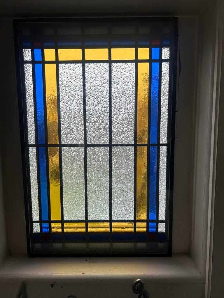 Glas in lood, Ophalen of Verzenden, Zo goed als nieuw, Glas in lood, Minder dan 80 cm