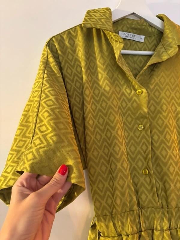 Groene playsuit van Costes, Kleding | Dames, Jurken, Zo goed als nieuw, Groen, Boven de knie, Ophalen of Verzenden