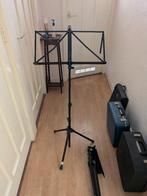 3 muziekstandaards / bladmuziek standaards – inklapbaar, Ophalen, Gebruikt, Muziekstandaard