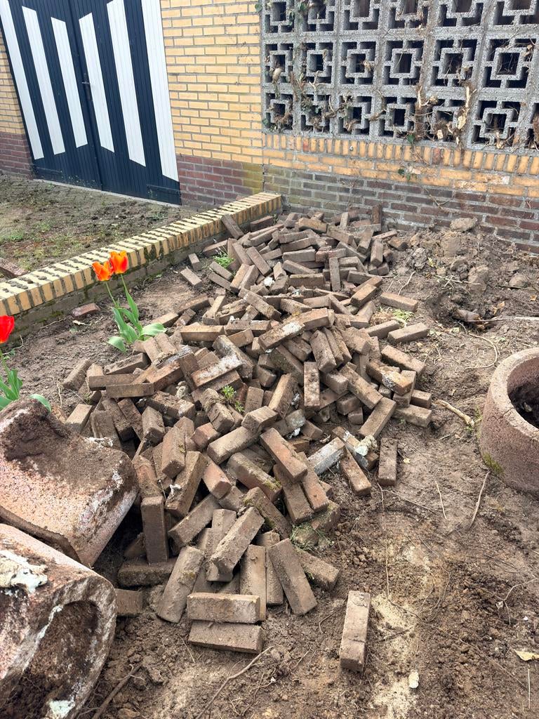 Gratis af te halen klinkers in Munstergeleen, Ophalen, Gebruikt, Klinkers, 10 m² of meer