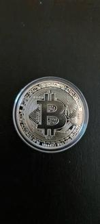 Zilverkleurige Bitcoin souvenir cadeau verzamel munt, Ophalen, Buitenland, Munten