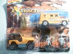 Majorette Extractor Jeep +Bank Security +figuurtjes 1:57 aut, Ophalen of Verzenden, Nieuw, Auto