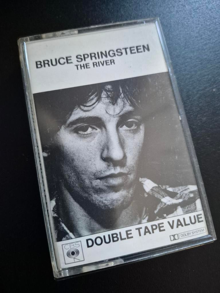 Bruce Springsteen - The River cassette., Cd's en Dvd's, Cassettebandjes, Gebruikt, 2 t/m 25 bandjes, Ophalen of Verzenden, Origineel