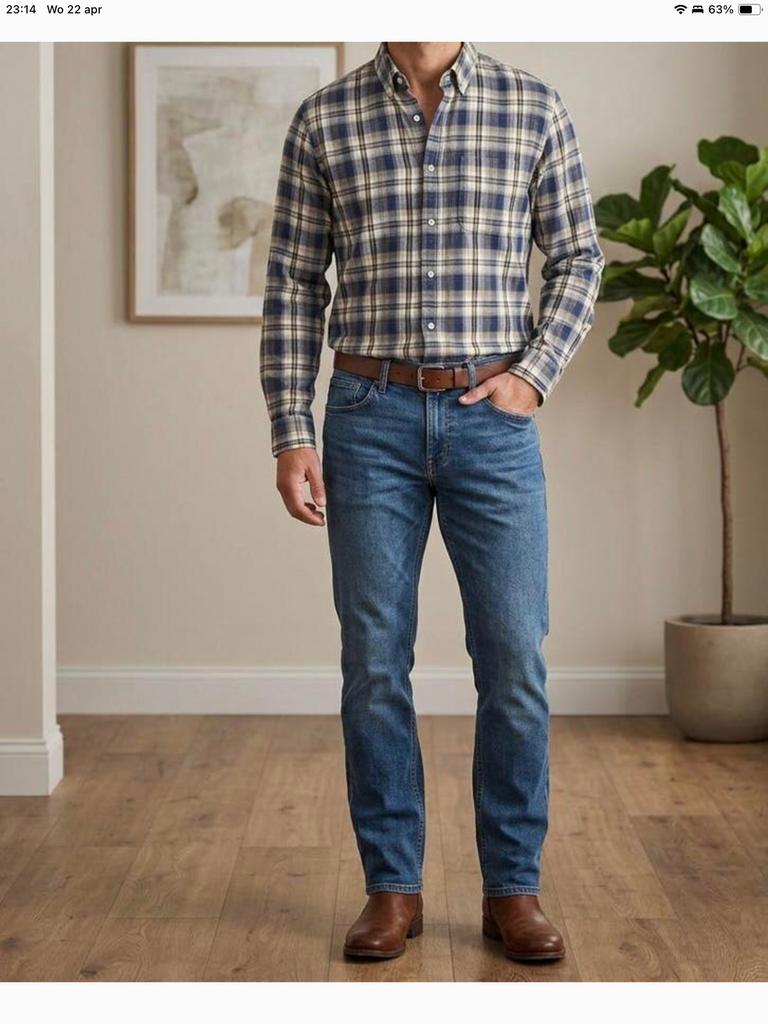 Mexx geruit heren overhemd, Kleding | Heren, Overhemden, Ophalen of Verzenden, Zo goed als nieuw, Blauw