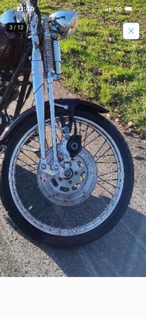 Supermooie originele springer voorvork, Motoren, Onderdelen | Harley-Davidson, Ophalen of Verzenden, Gebruikt