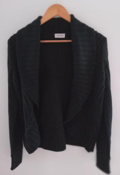 Basler zwart 100 % scheerwollen vest, maat 40, Verzenden, Basler, Zo goed als nieuw, Angelschoice@gmail.com