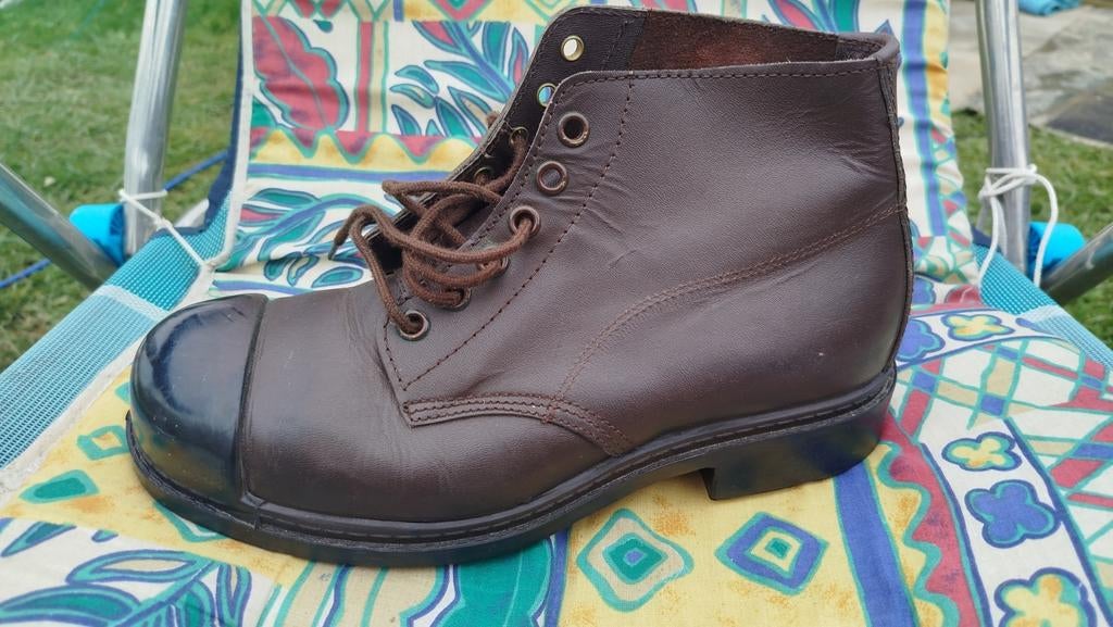 Windsor Military lederen leger steel toe boot werk  m42, Ophalen of Verzenden, Zo goed als nieuw, Zwart, Werkschoenen