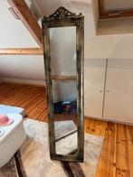 Grote staande spiegel met sierlijke lijst, Ophalen of Verzenden, Rechthoekig, 50 tot 100 cm, 150 tot 200 cm