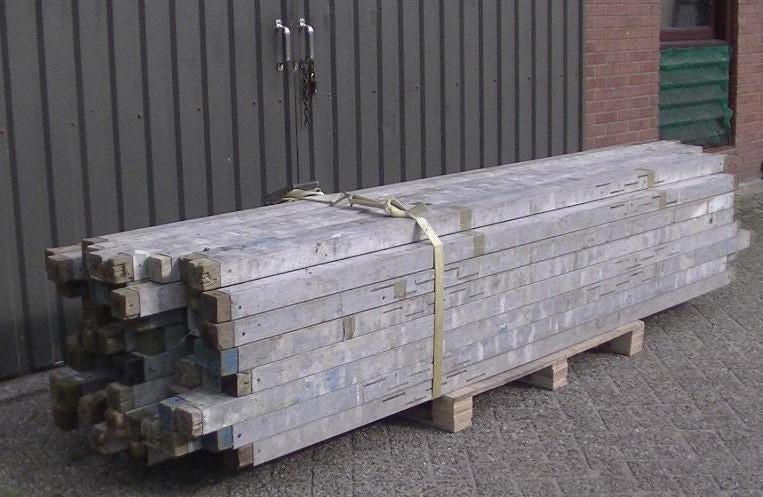 💥Metsel-profielen stelprofielen hout en aluminium profielen, Ophalen, Gebruikt