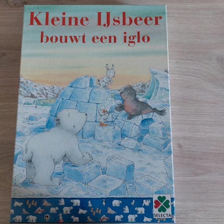 Kleine IJsbeer Bouwt een Iglo - Leuk Familiespel, Hobby en Vrije tijd, Gezelschapsspellen | Bordspellen, Zo goed als nieuw, Drie of vier spelers