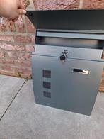 Brievenbus Mailbox Wand montage met slot Antraciet, Tuin en Terras, Brievenbussen, Ophalen of Verzenden, Nieuw, Staal, Wandbrievenbus