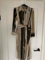 Mango jurk maat XS in groen beige, Beige, Ophalen of Verzenden, Zo goed als nieuw, Maat 34 (XS) of kleiner