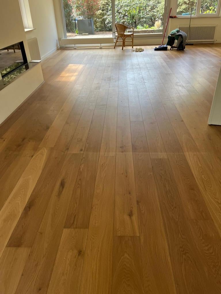 Parketvloer 80m2 - Zelf verwijderen of ophalen, Gebruikt, 10 m² of meer, 10 tot 30 cm, Hout