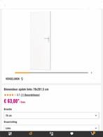 Nieuwe opdek binnendeur 78 x 201.5. Links, Ophalen, Minder dan 80 cm, Binnendeur, Nieuw