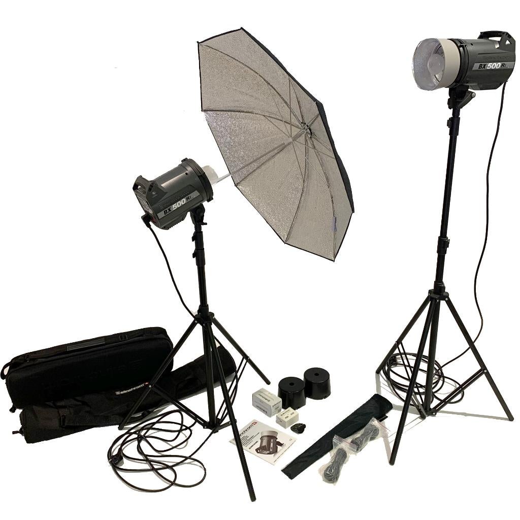 Elinchrom To Go BX-Ri 500/500 FLITSSET set flitslampen, Audio, Tv en Foto, Fotografie | Fotostudio en Toebehoren, Ophalen, Lamp of Flitsset