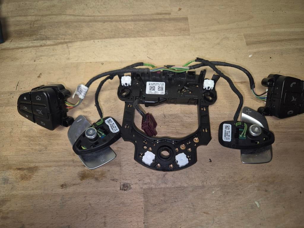 stuurwiel bediening Mercedes GLC X253 C-klasse W205, Auto-onderdelen, Ophalen of Verzenden, Gebruikt, Mercedes-Benz