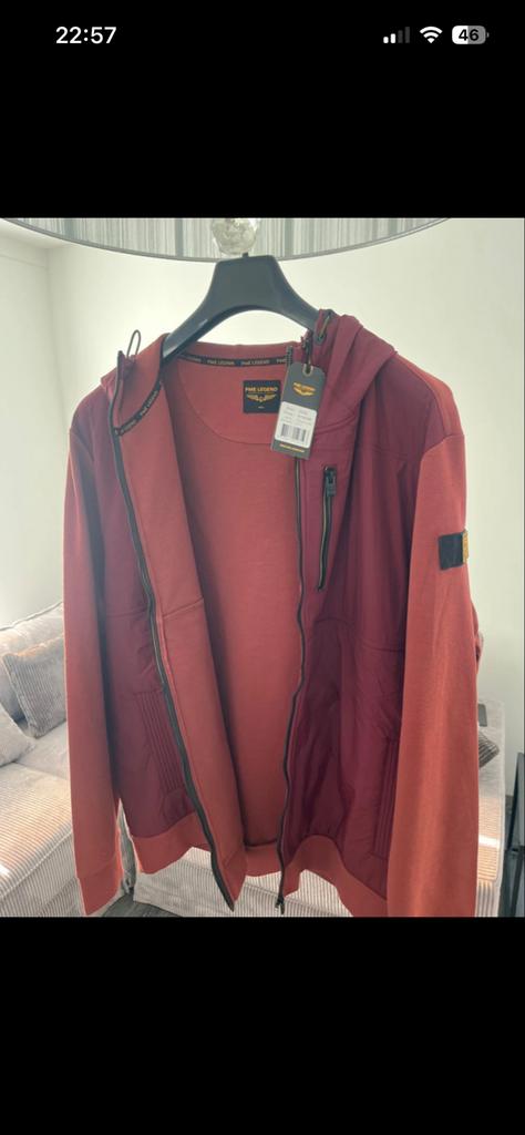 Nieuw PME Legend jack met capuchon XXXL bordeauxrood, Ophalen of Verzenden, Nieuw, Overige maten, Rood