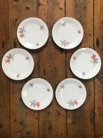 6 oude ontbijtborden, Ophalen of Verzenden