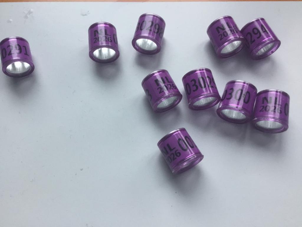 Postduiven ringen 2026, Dieren en Toebehoren